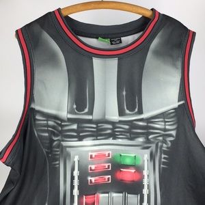 Star Wars R2D2 Vader #83 Basketball Jersey Tank